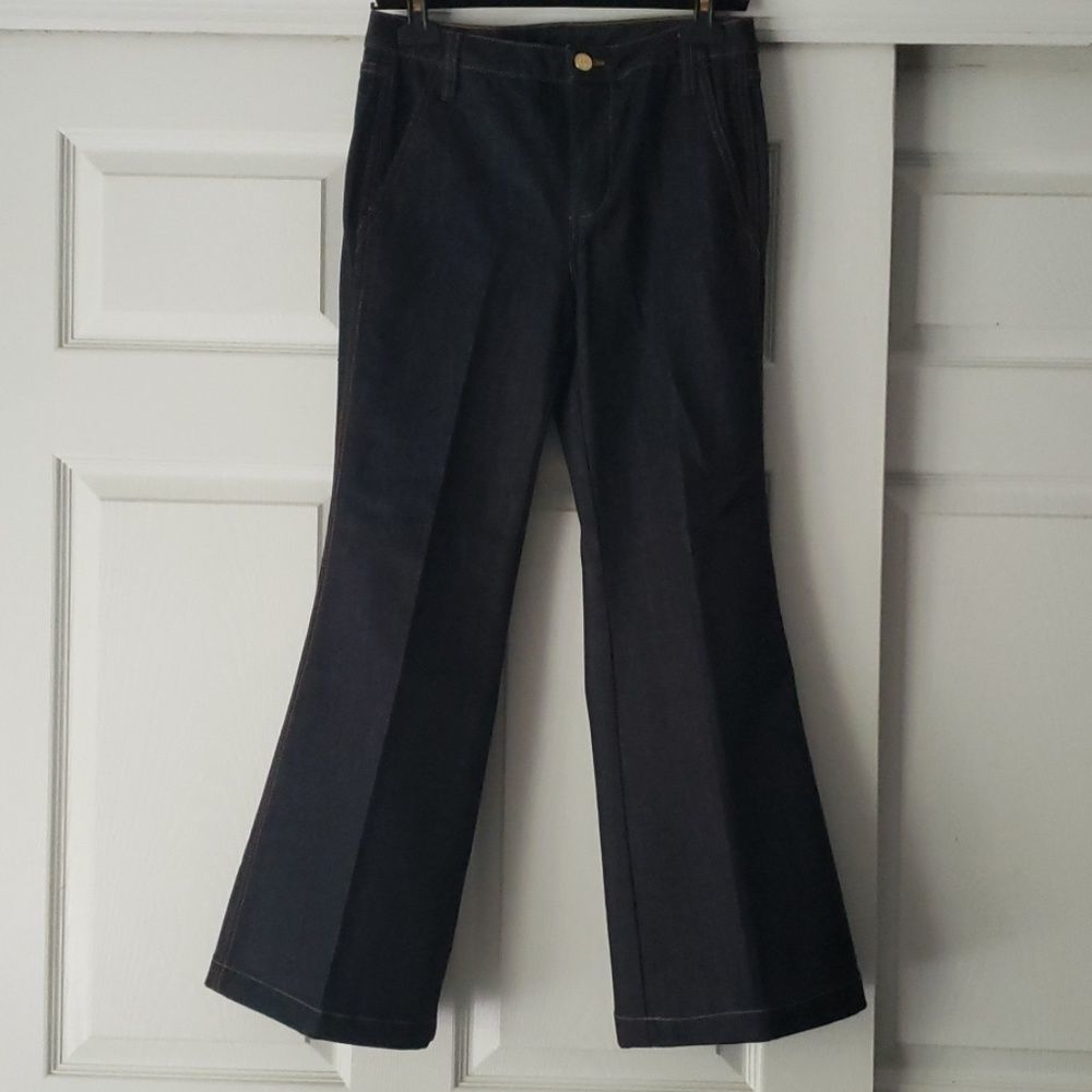 TORY BURCH high waist flare denim jeans - Picture 6 of 8
